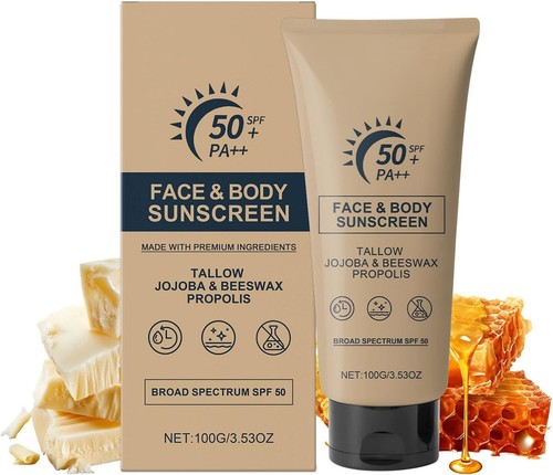 Beef tallow sunscreen spf - beef,
