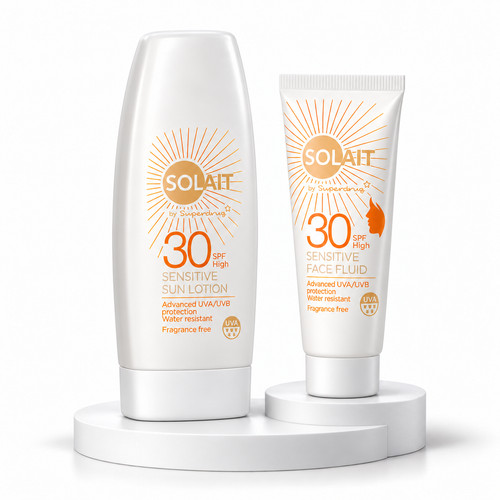 Sensitive skin sun - skin, cream