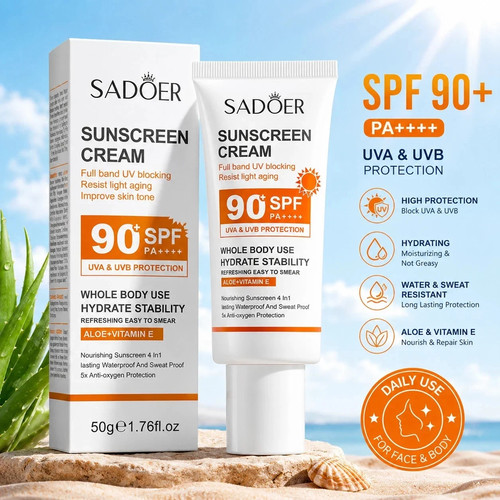 Spf90 sunscreen cream - spf90+,