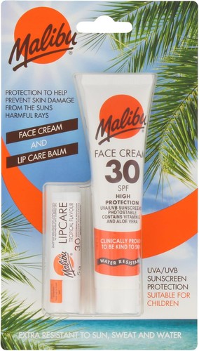 Malibu sun spf face - sun, 50
